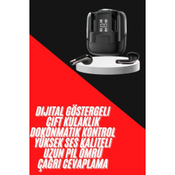 Mey İthalat® 4 Adet Çift Kulaklık Dijital Göstergeli Yüksek Ses Kaliteli Bluetooth Kulaklık