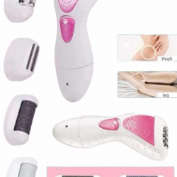 Mey İthalat® 4 Başlıklı Bakım Cihazı Epilatör Tüy Alma Makinesi Topuk Törpüsü