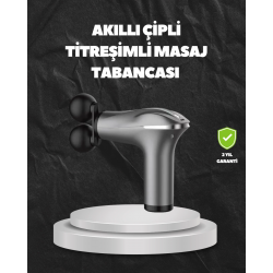 Mey İthalat® 4 Başlıklı Şarjlı Masaj Tabancası Bel Sırt Boyun Bacak Kas Rahatlatıcı