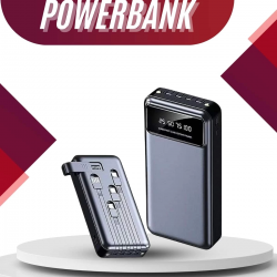 Mey İthalat® 4 Çıkışlı 20.000 Mah Powerbank Uzun Pil Ömürlü Taşınabilir