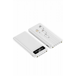 Mey İthalat® 4 Çıkışlı 20.000 Mah Powerbank Uzun Pil Ömürlü Taşınabilir