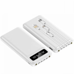Mey İthalat® 4 Çıkışlı 20.000 Mah Powerbank Uzun Pil Ömürlü Taşınabilir