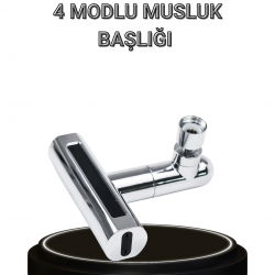 Mey İthalat® 4 Fonksiyonlu Musluk Başlığı 360 Derece Dönebilen ve Su Tasarruflu