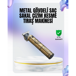 Mey İthalat® 4 Kılavuz Taraklı Profesyonel Saç ve Sakal Kesme Makinesi