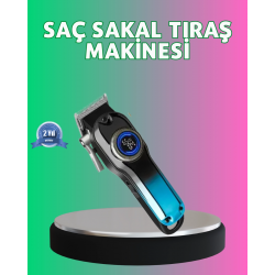 Mey İthalat® 4 Limit Tarağı ve Ayarlanabilir Kesim Uzunluğu Saç Makinesi