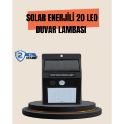 Mey İthalat® 4 Modlu Solar LED Bahçe ve Garaj Lambası