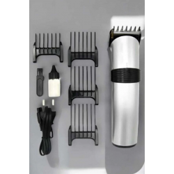 Mey İthalat® 4 Taraklı Profesyonel Şarjlı Saç ve Sakal Kesme Tıraş Makinesi Seti