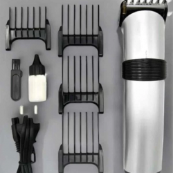 Mey İthalat® 4 Taraklı Profesyonel Şarjlı Saç ve Sakal Kesme Tıraş Makinesi Seti