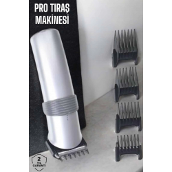 Mey İthalat® 4 Taraklı Profesyonel Şarjlı Saç ve Sakal Kesme Tıraş Makinesi Seti