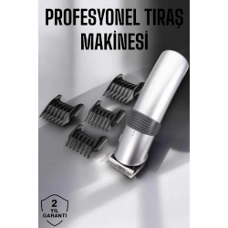 Mey İthalat® 4 Taraklı Taşınabilir Profesyonel Saç ve Sakal Kesme Tıraş Makinesi