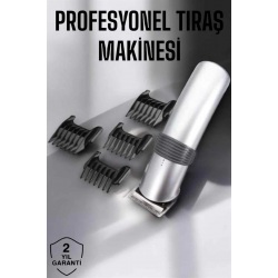 Mey İthalat® 4 Taraklı Taşınabilir Profesyonel Saç ve Sakal Kesme Tıraş Makinesi