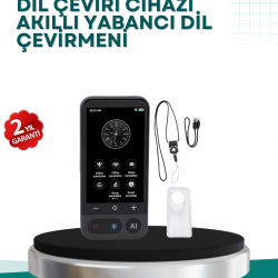 Mey İthalat® 4.0 İnç Dokunmatik Ekranlı Akıllı Çeviri Cihazı