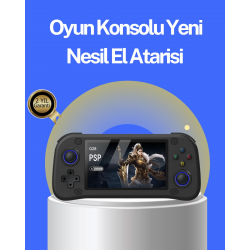 Mey İthalat® 4.3” HD Ekranlı El Konsolu 64GB Hafıza Kartı ve 10000 Yüklü Oyun