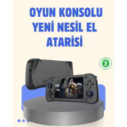 Mey İthalat® 4.3 İnç IPS Ekranlı Taşınabilir Oyun Konsolu 64GB 10000 Oyun