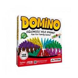 Mey İthalat® 4456 Renkli Ahşap Domino