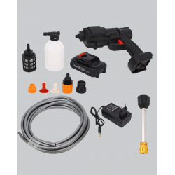 Mey İthalat® 48V Şarjlı Basınçlı Yıkama Tabancası Köpük ve Çift Nozul 2025 Model