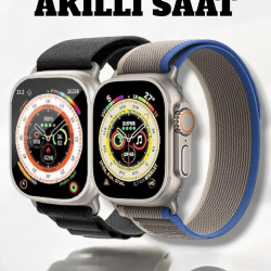 Mey İthalat® 49MM Ekranlı, Kan Basıncı ve Adımsayar Özellikli Bluetooth Akıllı Saat