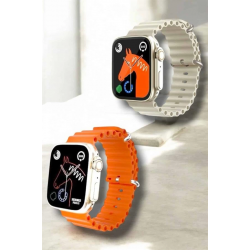 Mey İthalat® 49MM Ekranlı, Kan Basıncı ve Adımsayar Özellikli Bluetooth Akıllı Saat