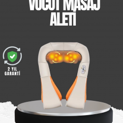 Mey İthalat® 4D Yoğurma Teknolojili Masaj Cihazı-Boyun Omuz için uygun