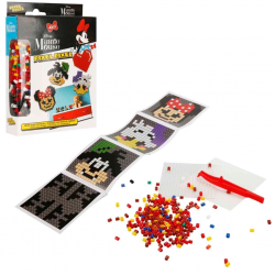 Mey İthalat® 4in1  Minnie Mouse Pixel Pixel Boncuk Aktivite ve Oyuncak Seti