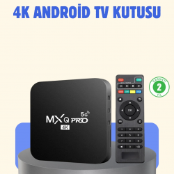 Mey İthalat® 4K Android TV Box – 2GB RAM 16GB ROM, Hızlı Wi-Fi Bağlantılı Akıllı Medya Kutusu