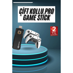 Mey İthalat® 4k Kablosuz Çift Kol Retro Oyunlar 20000 Oyunlu Atari