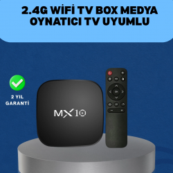 Mey İthalat® 4K Medya Kutusu HDMI-USB Bağlantılı Android TV Çözümü