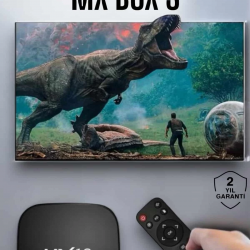 Mey İthalat® 4K TV Uyumlu HD Çözünürlüklü Mx Box S 8 GB