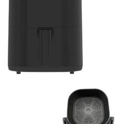 Mey İthalat® 4L Airfryer Hazneli Hava Fritözü Yağsız Fritöz Taşınabilir Fırın İşlevi Gören Pratik