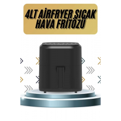 Mey İthalat® 4L Airfryer Hazneli Hava Fritözü Yağsız Fritöz Taşınabilir Fırın İşlevi Gören Pratik