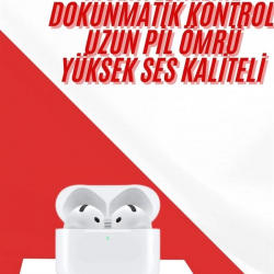 Mey İthalat® 4.Nesil Bluetooth Kulaklık Yüksek Ses Kaliteli Dokunmatik Kontrol Özellikli
