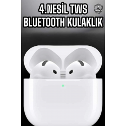 Mey İthalat® 4.Nesil Kaliteli TWS Android ve İOS Uyumlu Mikrofonlu Kulaklık