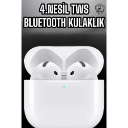 Mey İthalat® 4.Nesil Kaliteli TWS Android ve İOS Uyumlu Mikrofonlu Kulaklık