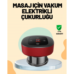 Mey İthalat® 4’ü 1 Arada Elektrikli Çukurluk Masaj Seti Isı Masaj ve Kırmızı Işık