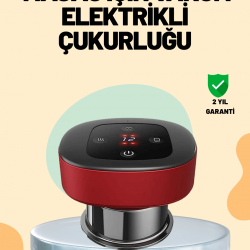 Mey İthalat® 4’ü 1 Arada Elektrikli Çukurluk Masaj Seti Isı Masaj ve Kırmızı Işık