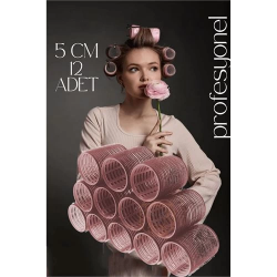 Mey İthalat® 5 Cm Bigudi Saç Bigudisi Profesyonel 12 ADET