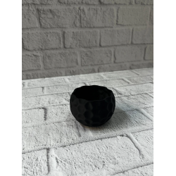 Mey İthalat® 5 cm Küçük Siyah Saksı Minimal Tasarım Sukulent ve Kaktüs Saksısı