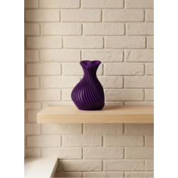 Mey İthalat® 5 cm Mor Kalp Formlu Mini Vazo Modern Mini Dekor Ürünü