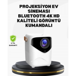 Mey İthalat® 50 inç TV Deneyimli Projektör – Yakın Mesafede Geniş Görüntü