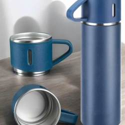 Mey İthalat® 500 ml Kapasiteli Taşınabilir Basınçlı Termos Seti Günlük Kullanım için İdeal