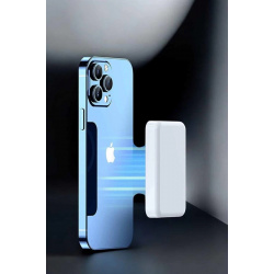 Mey İthalat® 5000 Mah İOS Uyumlu Magsafe Kablosuz Şarj Hızlı Şarj Desteği