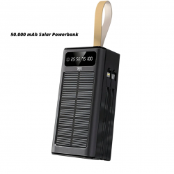 Mey İthalat® 50.000 Powerbank güneş enerjili