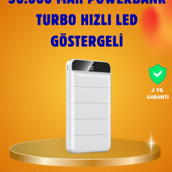 Mey İthalat® 50000mAh LED Göstergeli Taşınabilir Şarj Cihazı