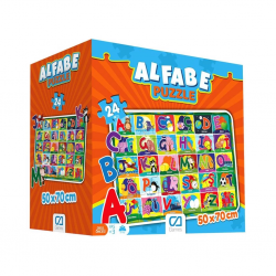 Mey İthalat® Alfabe 24 Parça Yer Puzzle