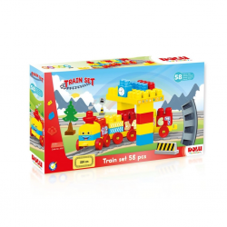 Mey İthalat® 5081 TREN YOL SET 58 PARÇA