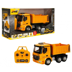 Mey İthalat® 5083   İŞ MAKİNESİ 1 18 DAMPERLİ KAMYON FF IŞIKLI 9CH 3 7V USB 2 4GHZ