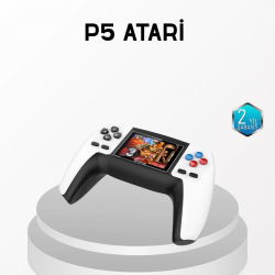 Mey İthalat® 520 Klasik Oyunlu P5™ ControllerView Retro Konsol – Şarjlı, AV Giriş Destekli, Ergonomik Tasarım