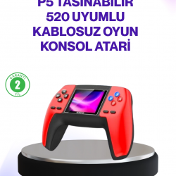 Mey İthalat® 520 Klasik Oyunlu P5 Retro Elde Taşınabilir Konsol