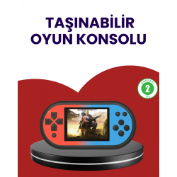 Mey İthalat® 520 Oyunlu El Oyun Konsolu TV Bağlantılı HD LCD Ekranlı