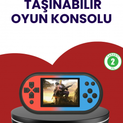 Mey İthalat® 520 Oyunlu El Oyun Konsolu TV Bağlantılı HD LCD Ekranlı